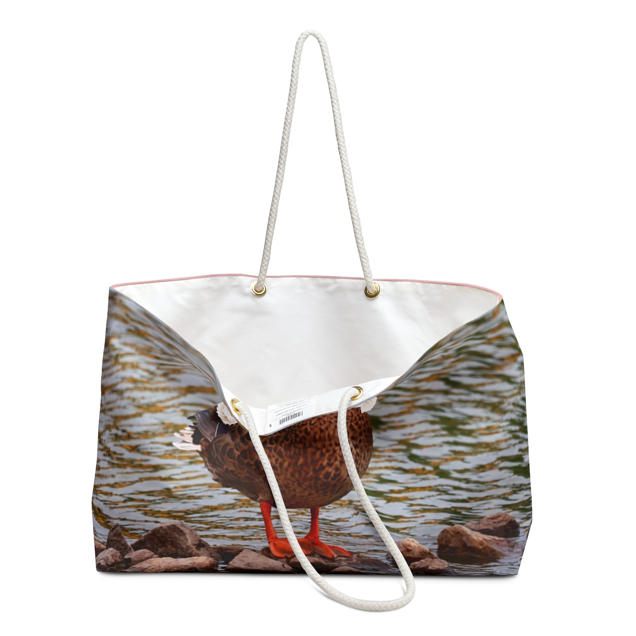 Female Mallard Duck Weekender Bag – Wildlife Nature Travel Bag