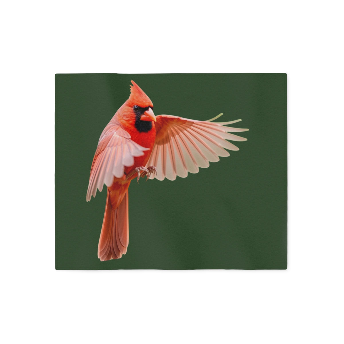 Northern Cardinal Sweatshirt Blanket