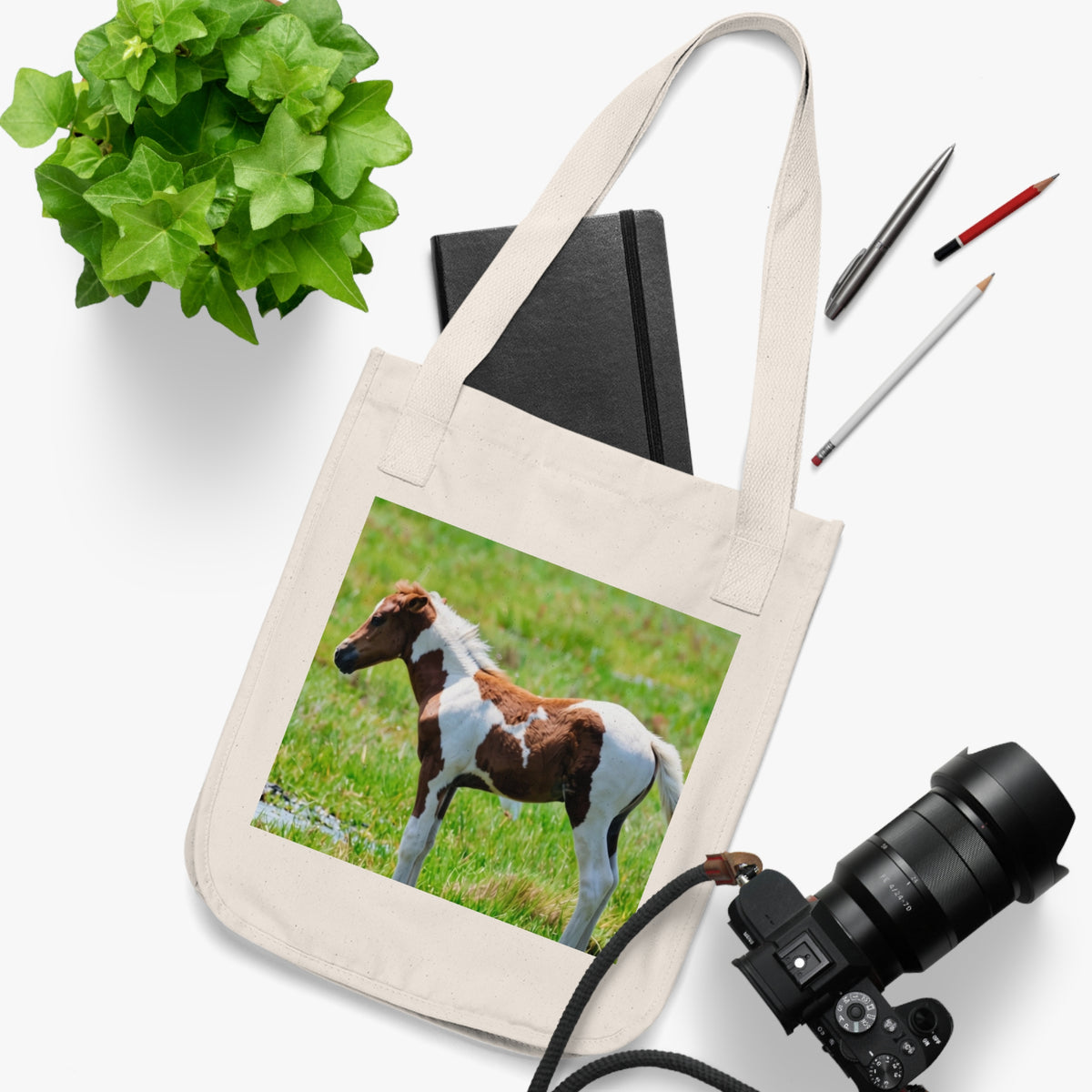 Pony Organic Canvas Tote Bag