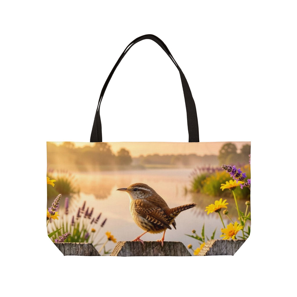Carolina Wren Bird Weekender Tote Bag
