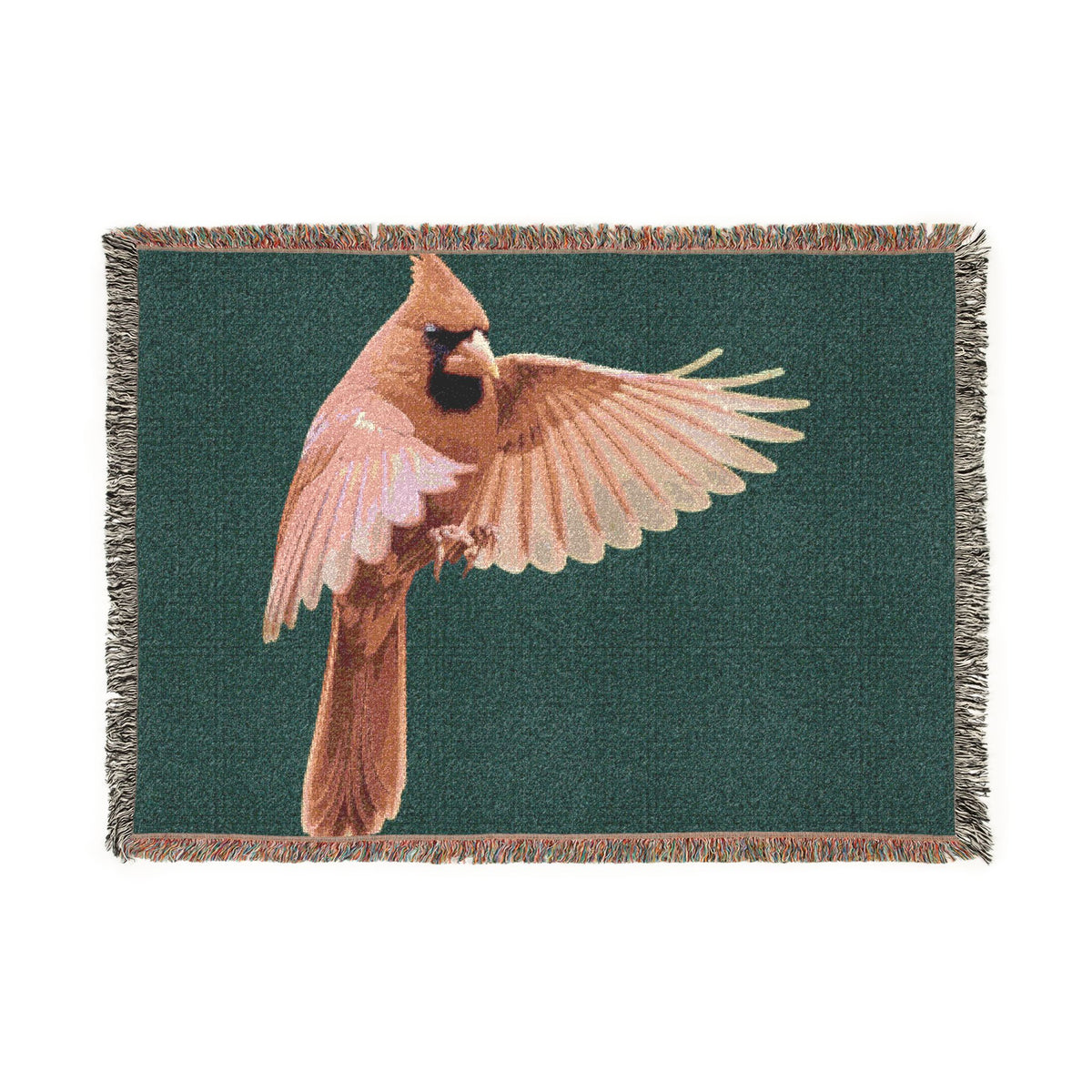 Northern Cardinal — Poli Roam Woven Blanket
