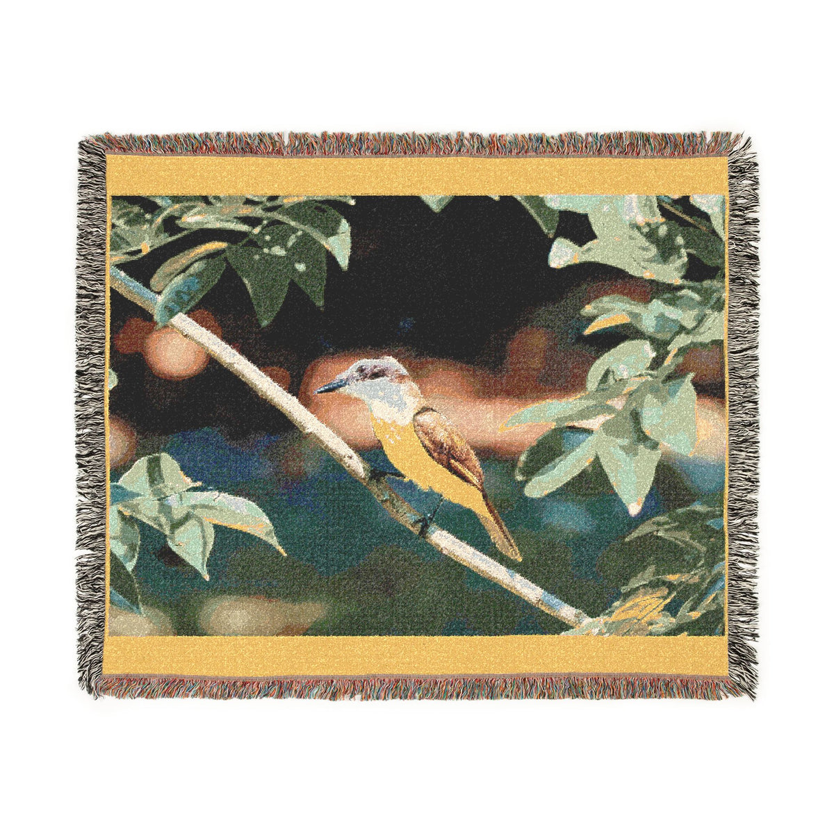 Great Kiskadee  — Poli Roam Woven Blanket