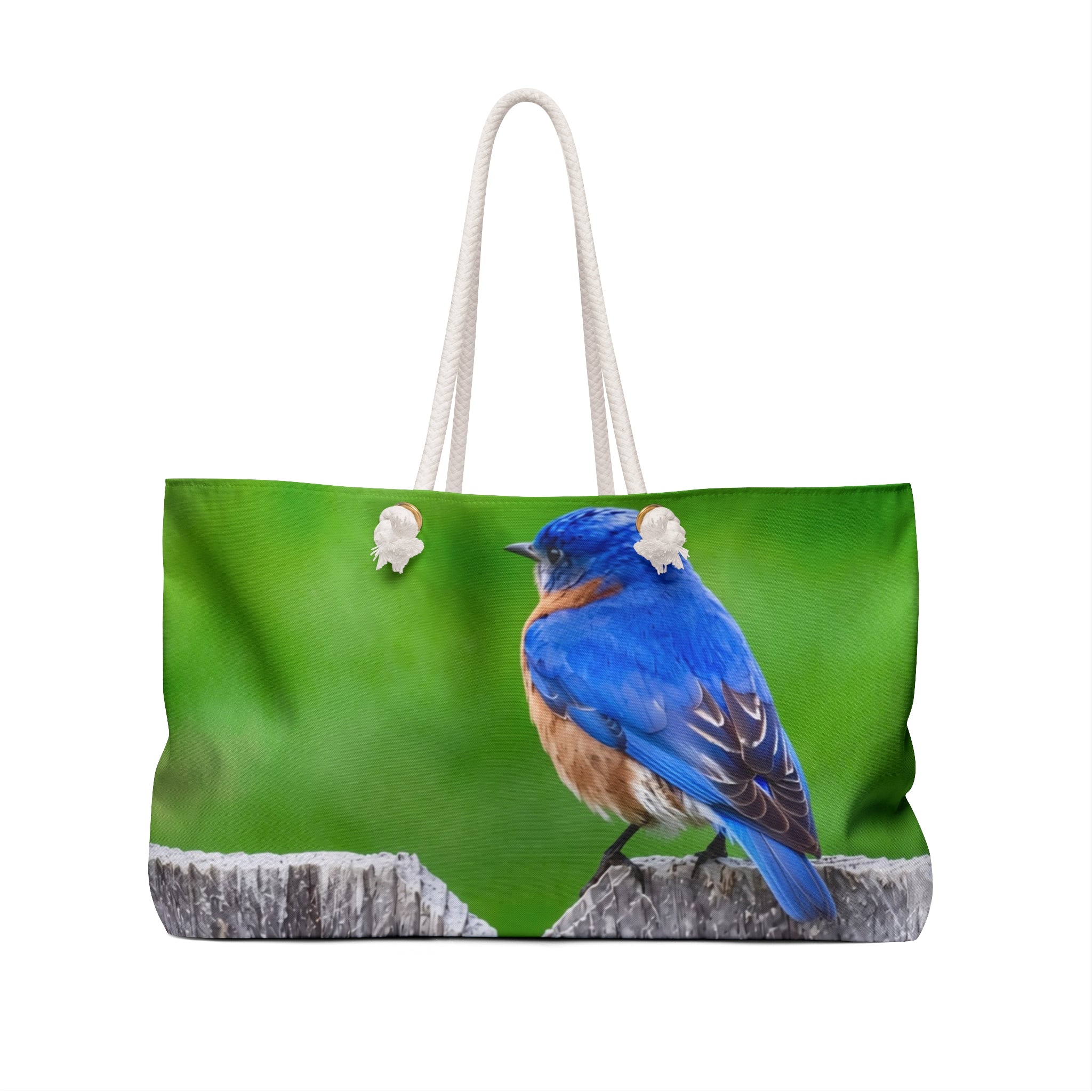 Eastern Blue Bird Weekender Bag