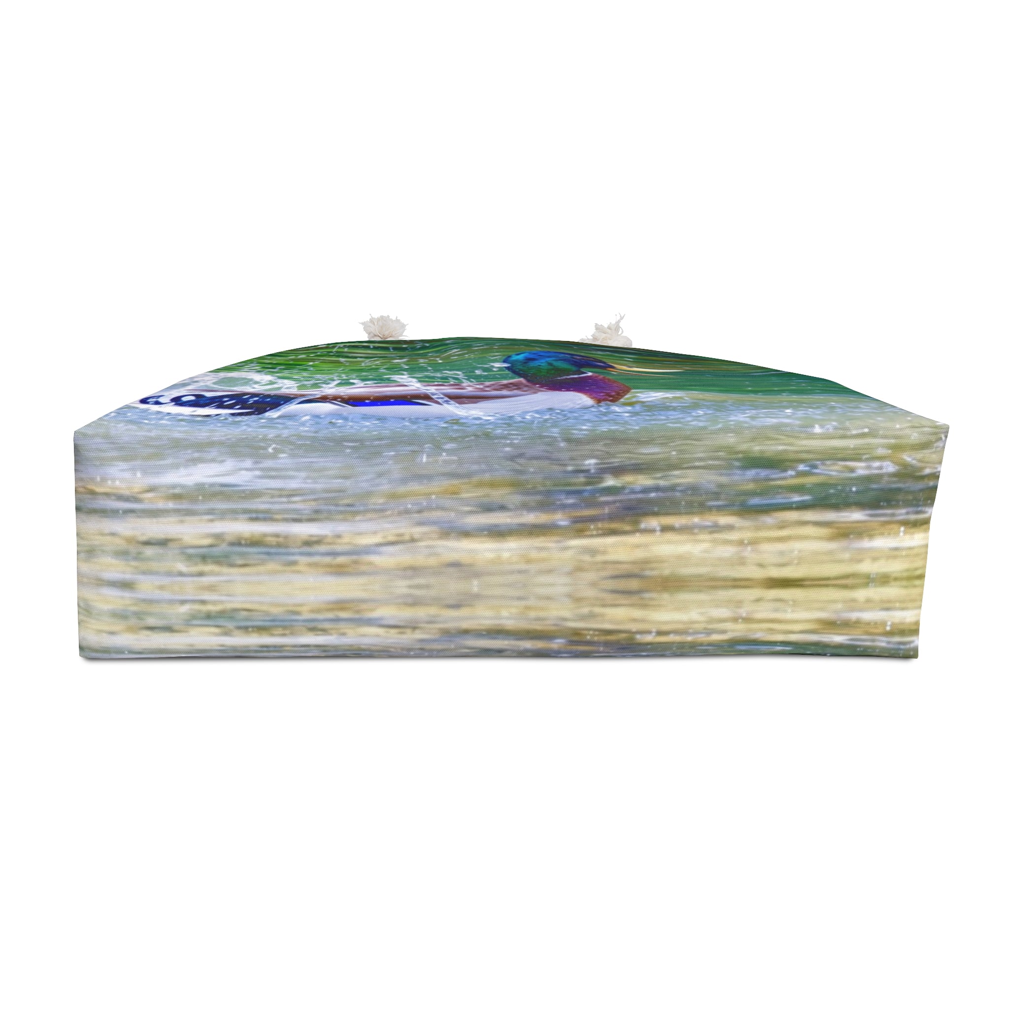 Mallard Duck in River Weekender Bag – Wildlife Nature Travel Bag