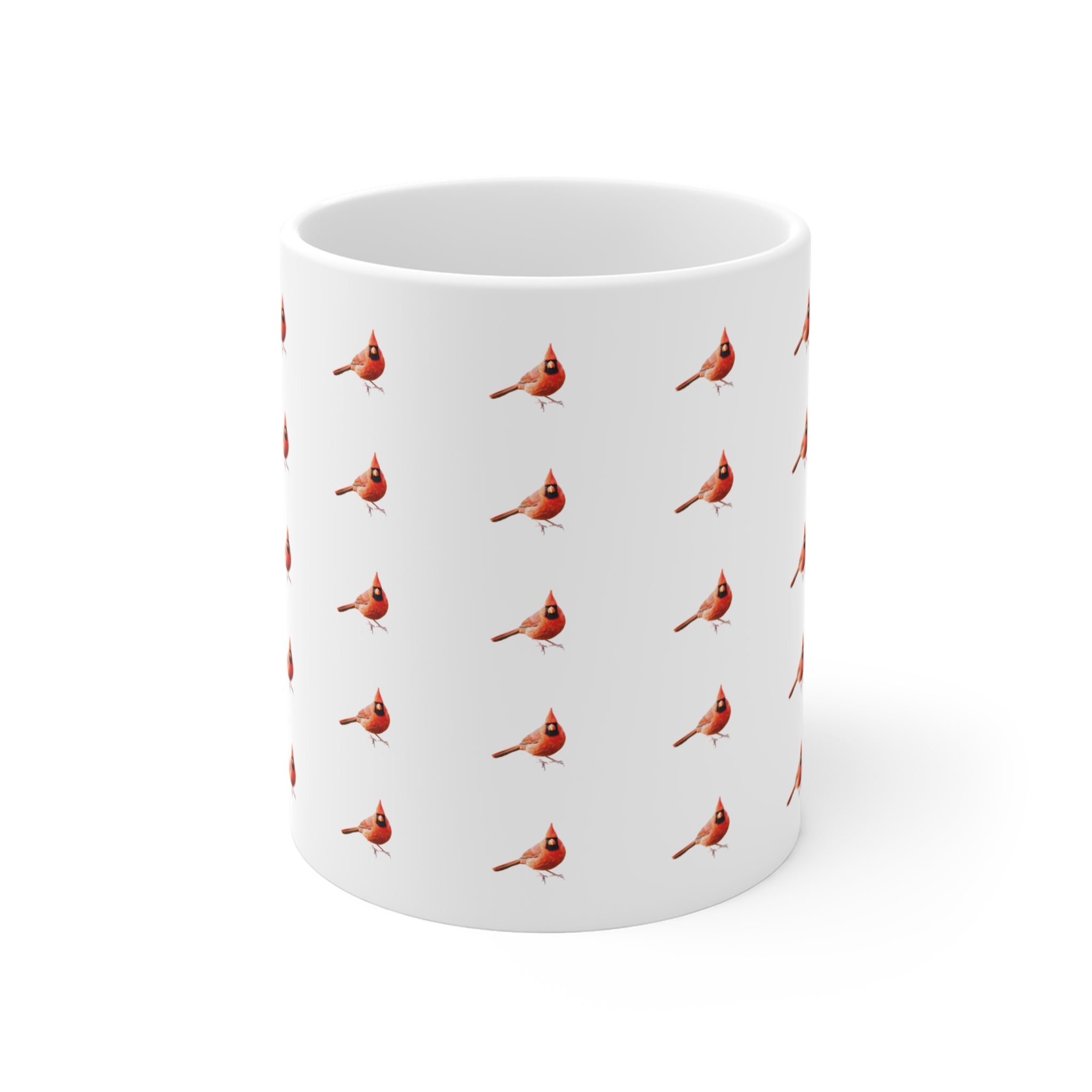 Northern Cardinal Ceramic Mug 11oz – Backyard Bird Wildlife Coffee Cup