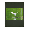 Egret Velveteen Microfiber Blanket (Two-sided print)