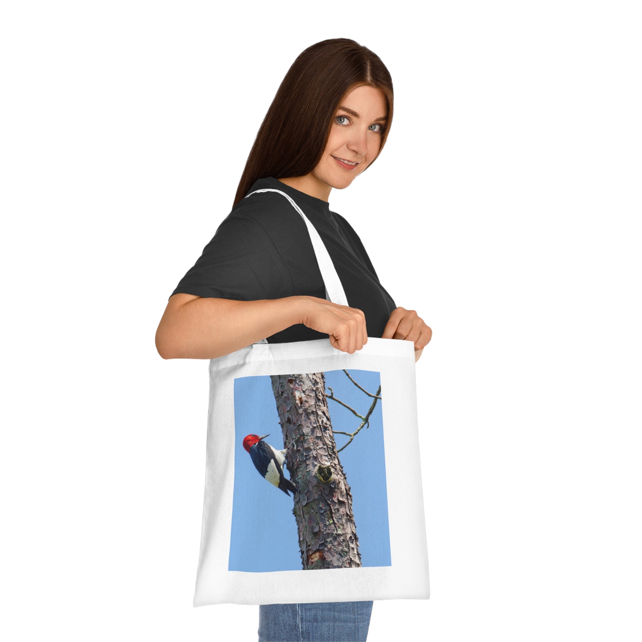 Woodpecker Cotton Tote