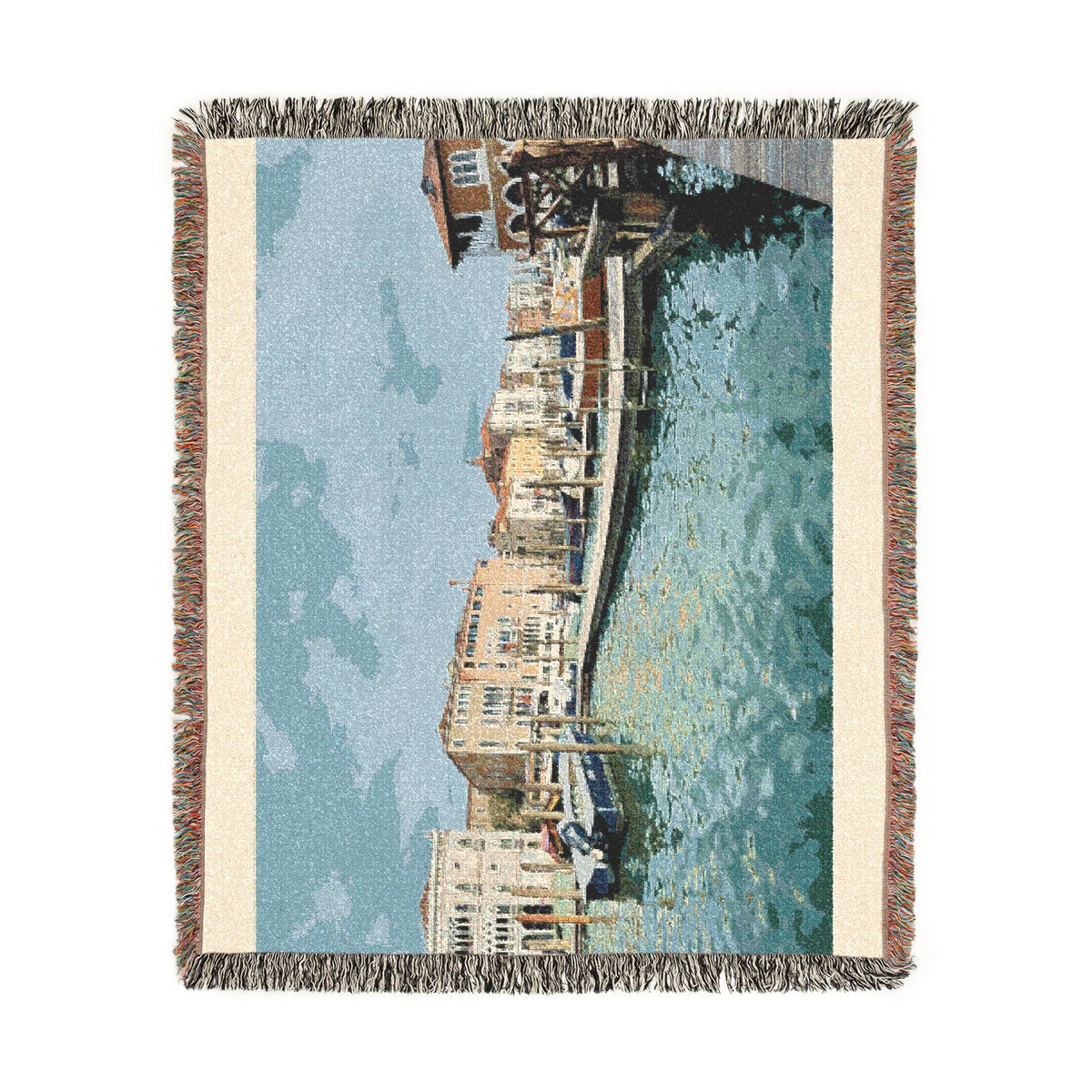 Venice Italy Woven Blanket