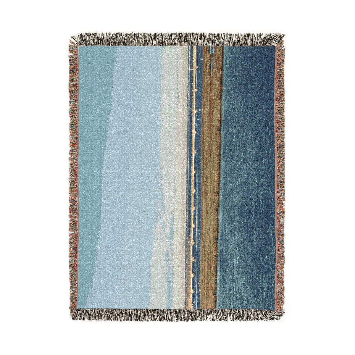 Chincoteague Island  Woven Blanket