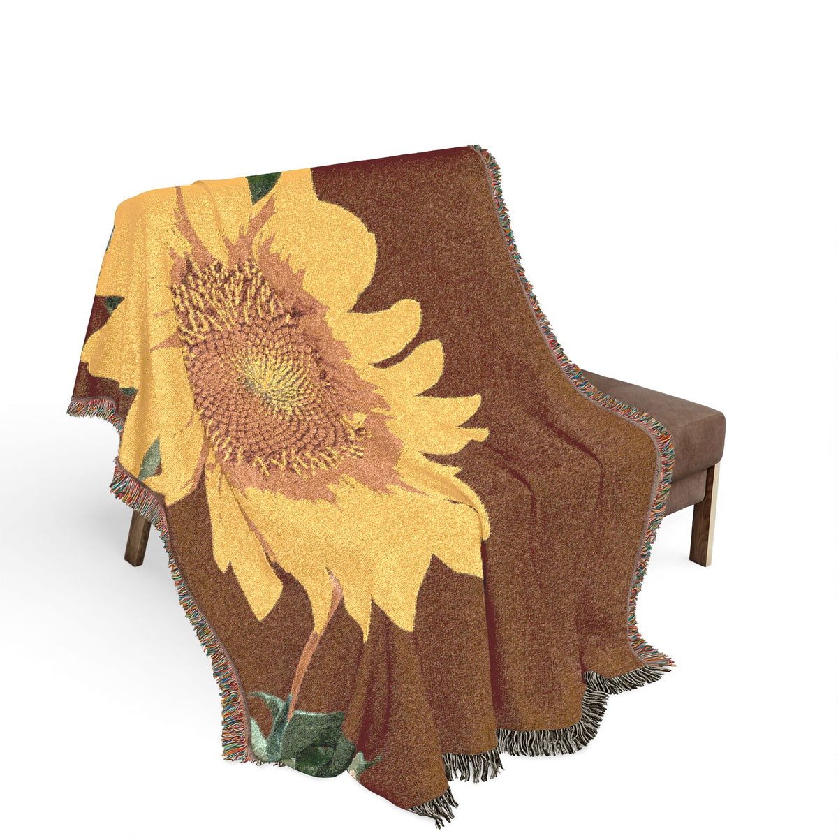 Sunflower— Poli Roam Woven Blanket