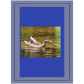 Mallard Duck Wood Topped Wall Tapestry