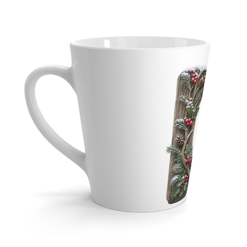 Winter Cardinal Latte Mug