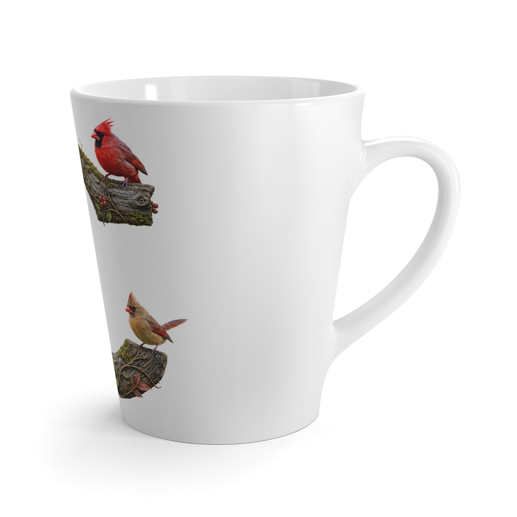 Northern Cardinal Latte Mug