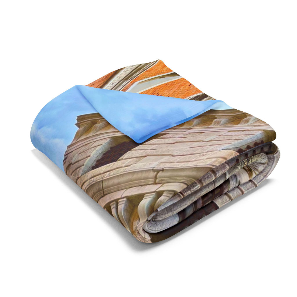 Venice Italy Fleece Blanket