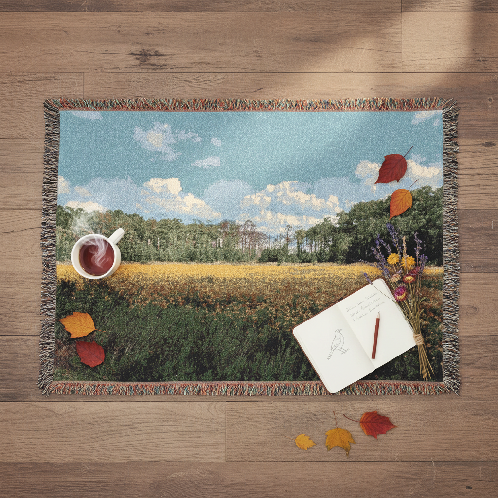 Blackwater Blanket Flat Lay