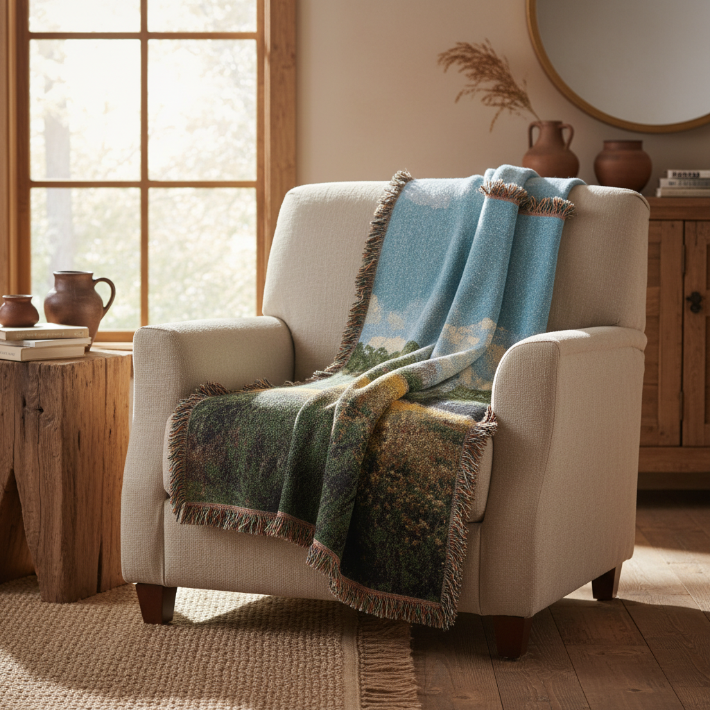Blackwater Woven Blanket Lifestyle