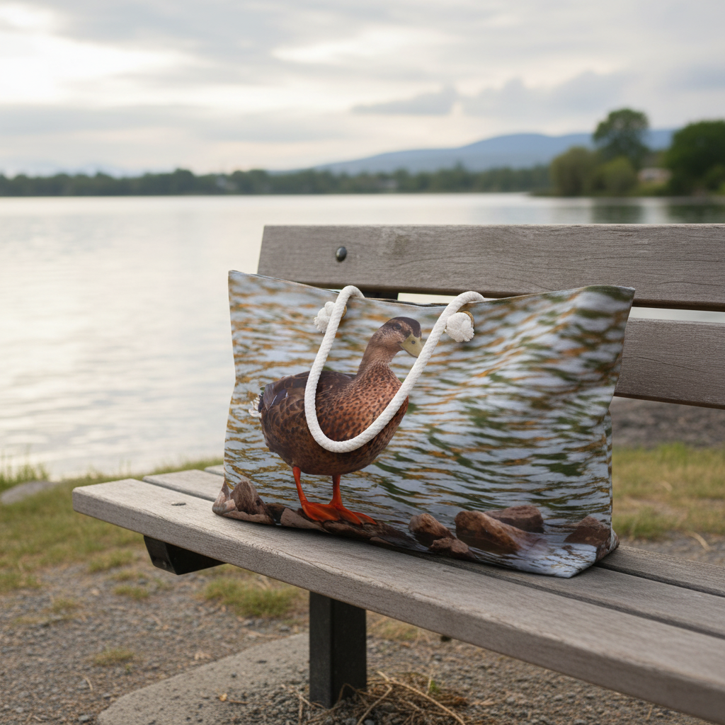 Female Mallard Duck Weekender Bag – Wildlife Nature Travel Bag