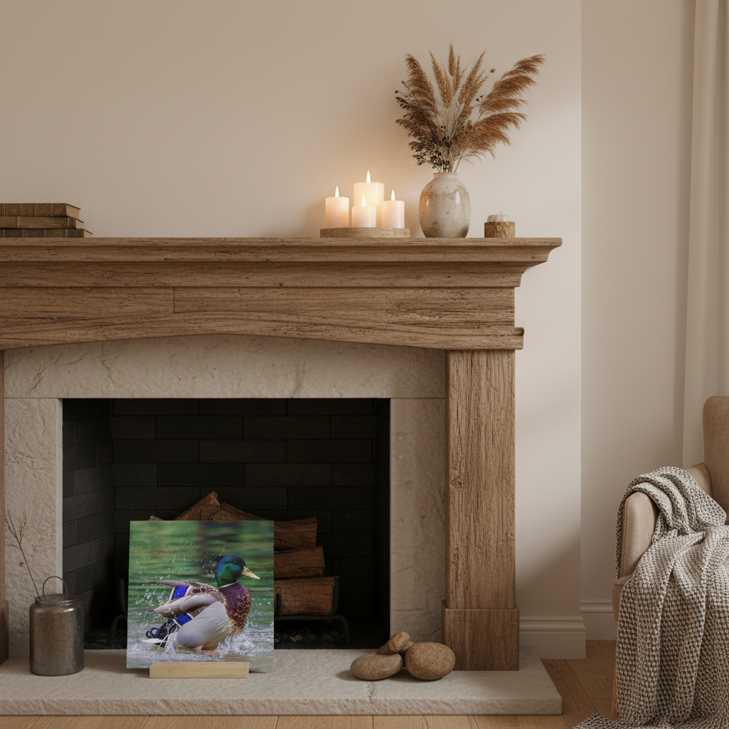 Fireplace Mantle Lifestyle
