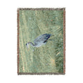 Great Blue Heron -Poli Roam Woven Blanket