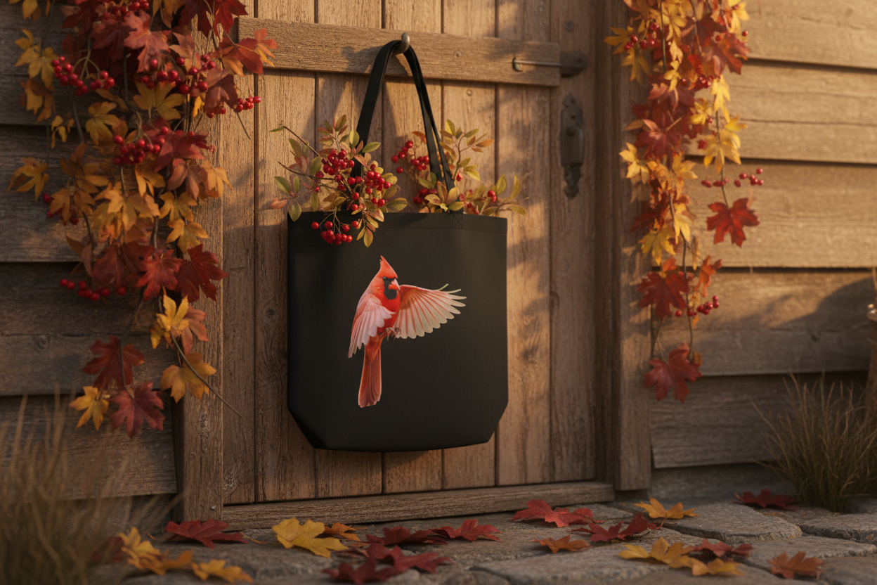 Northern Cardinal Eco Tote Bag