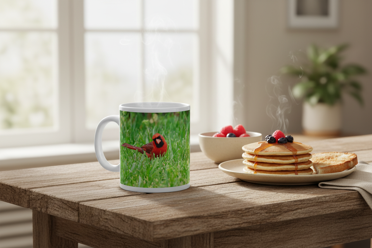 Northern Cardinal Jumbo Mug, 20oz
