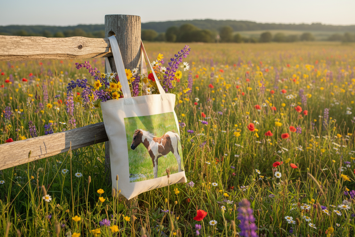 Pony Organic Canvas Tote Bag