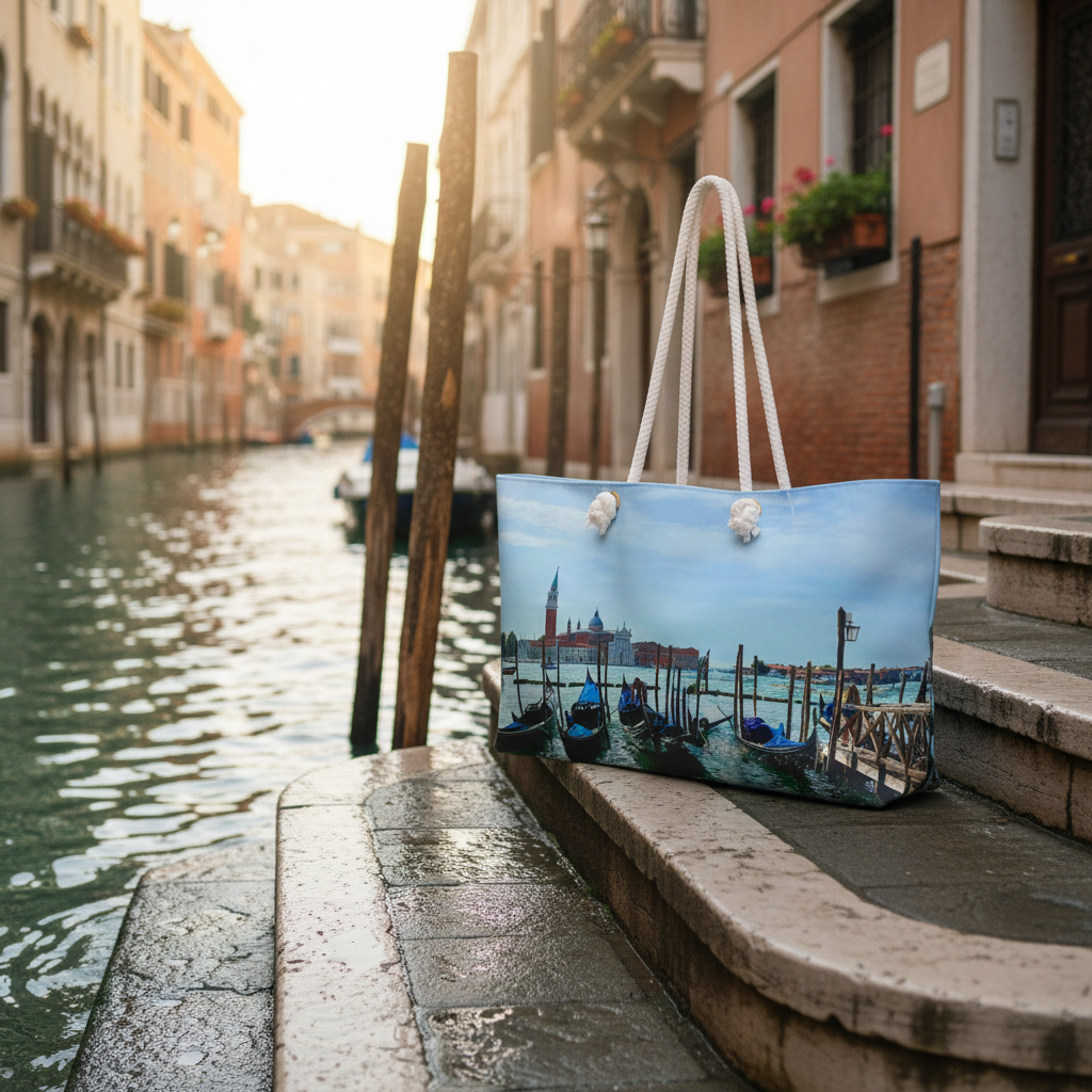 Venice Canal Gondola Weekender Bag – Italian Romance Travel Bag